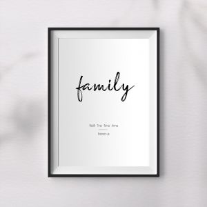Family Wandbild